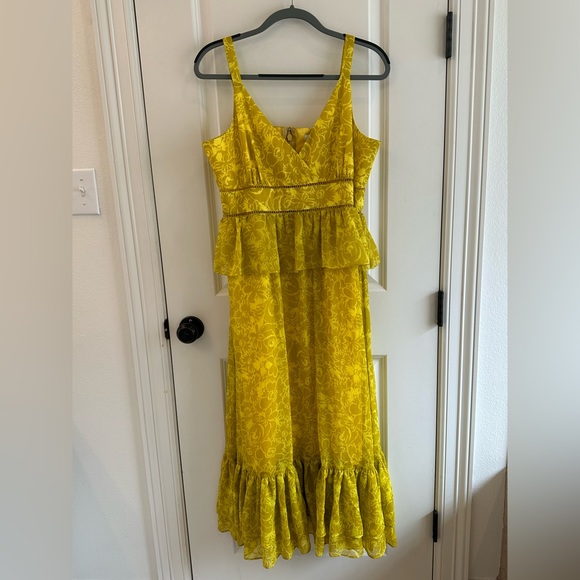 Likely Carla Floral Midi Dress Women’s Size 14 Adjustable Straps Vacation Dress - Picture 5 of 16